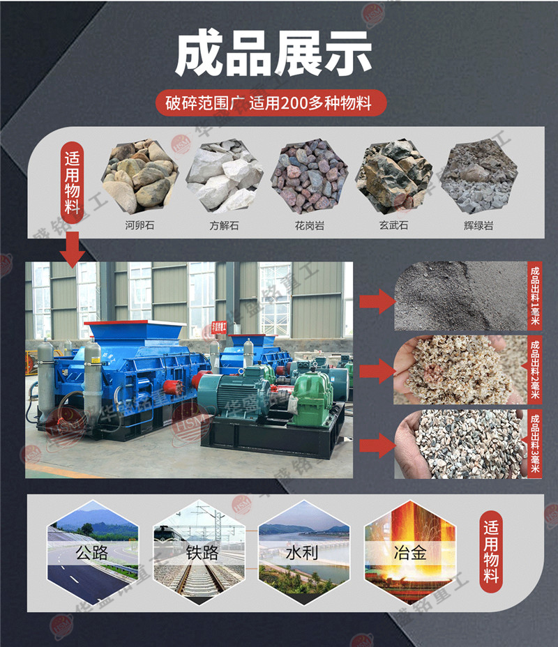 錳礦石制砂機_錳礦石制砂機型號參數_對輥式錳礦石制砂機